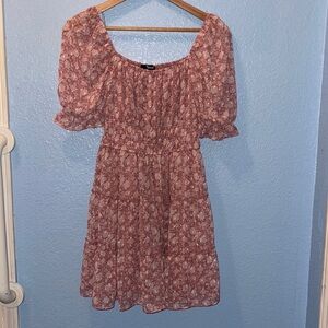 Women’s pink  floral small trixxi dress